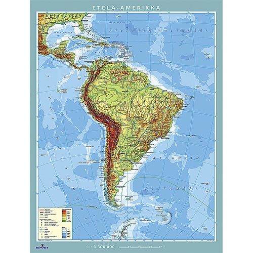 etelä amerikka kartta Kartta, Etelä Amerikka   IS VET