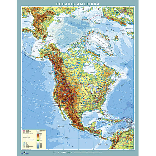 Kartta, Pohjois-Amerikka - IS-VET